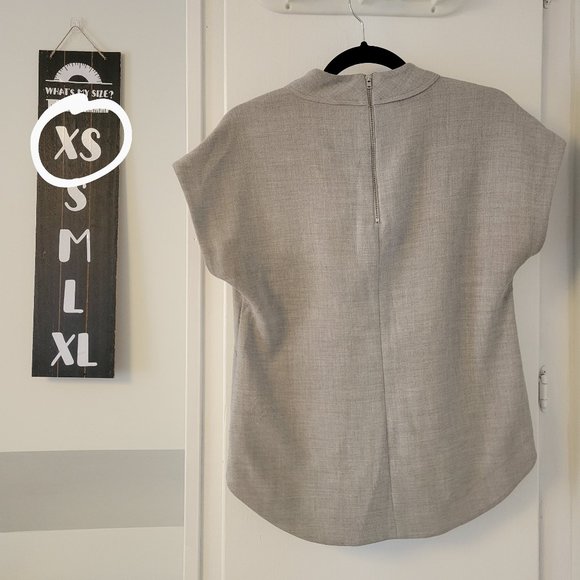 Structured grey dress shirt XS Banana Republic - Picture 2 of 7